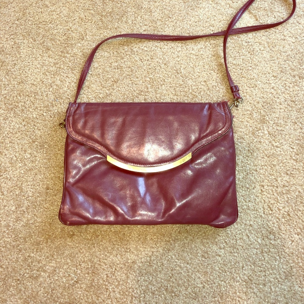 Etienne Agner leather shoulder purse